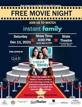 Foster Family Movie Night Poster in Bay City, MI