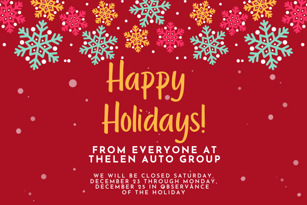 Happy Holidays from Thelen Honda in Bay City, MI
