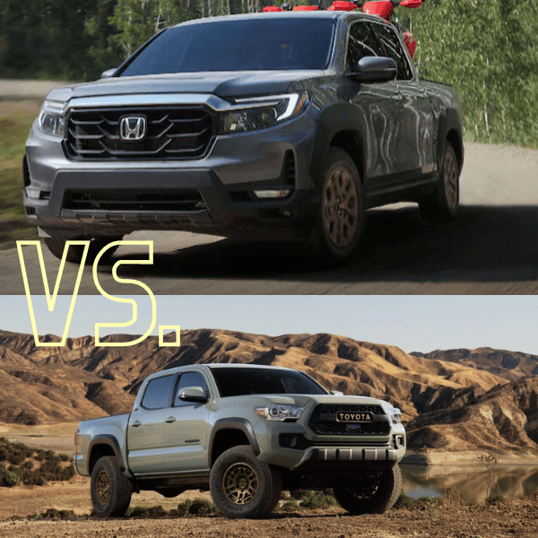 2023 Honda Ridgeline Compared to the 2023 Toyota Tacoma